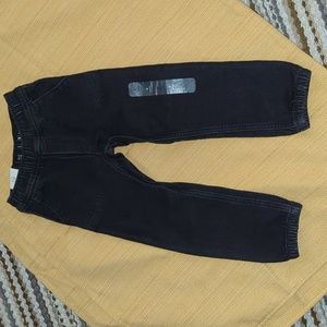GAP baby denim joggers Size 3 years Black